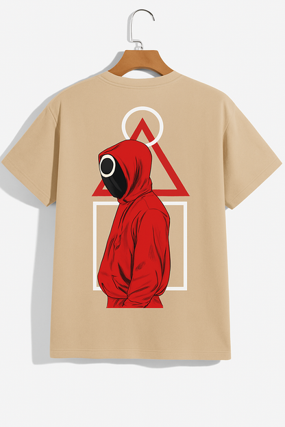 Squid Game Oversized Streetwear T-Shirt – Red Guard Edition