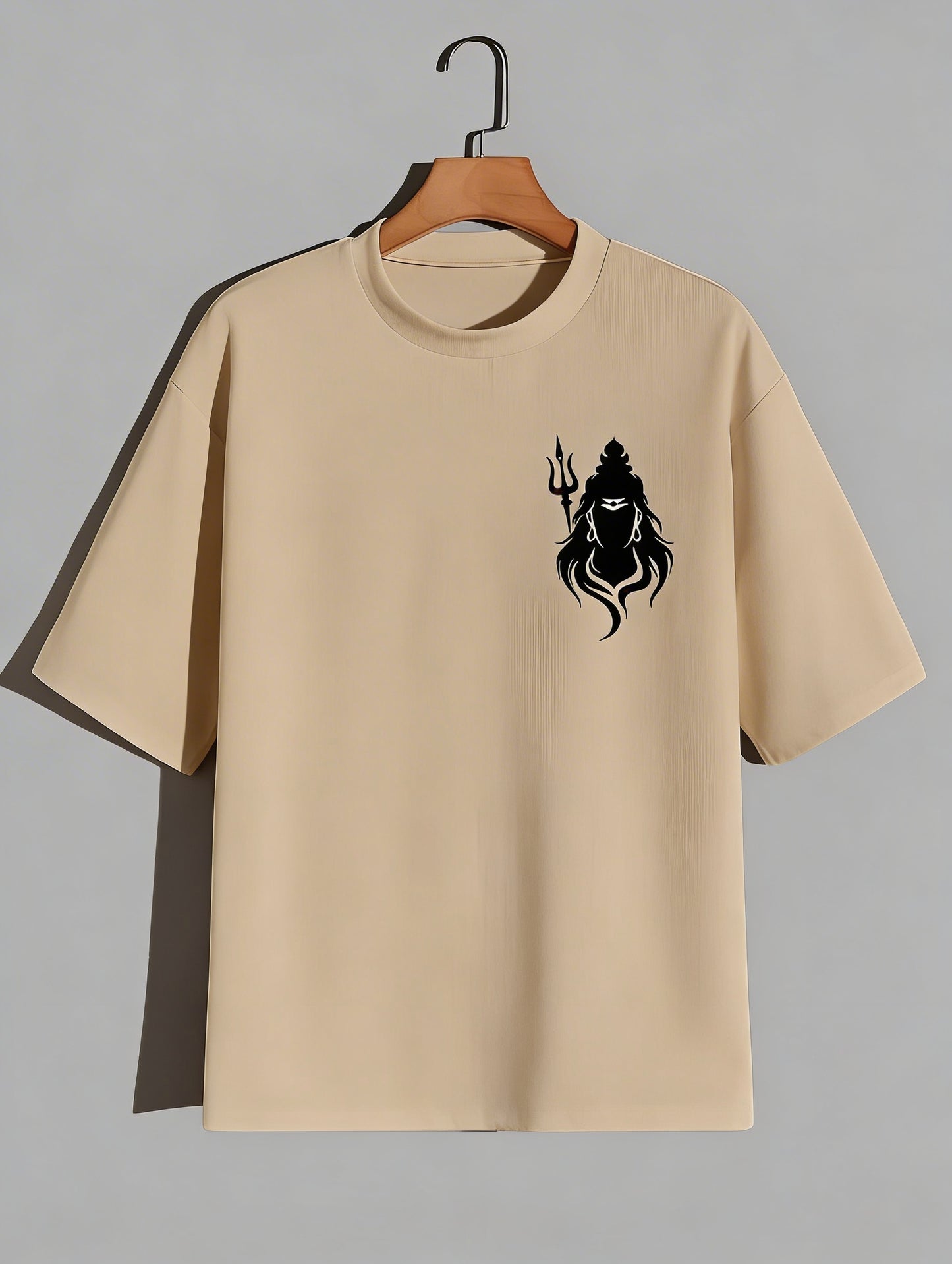 Divine Power Oversized Tee – Trishul Edition