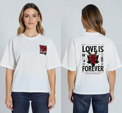 Love Is Forever – Rose Oversized Tee