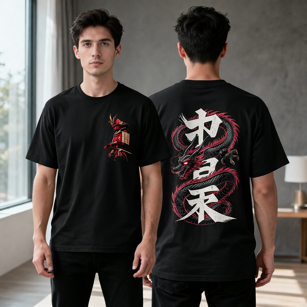 Dragon Code Oversized Tee