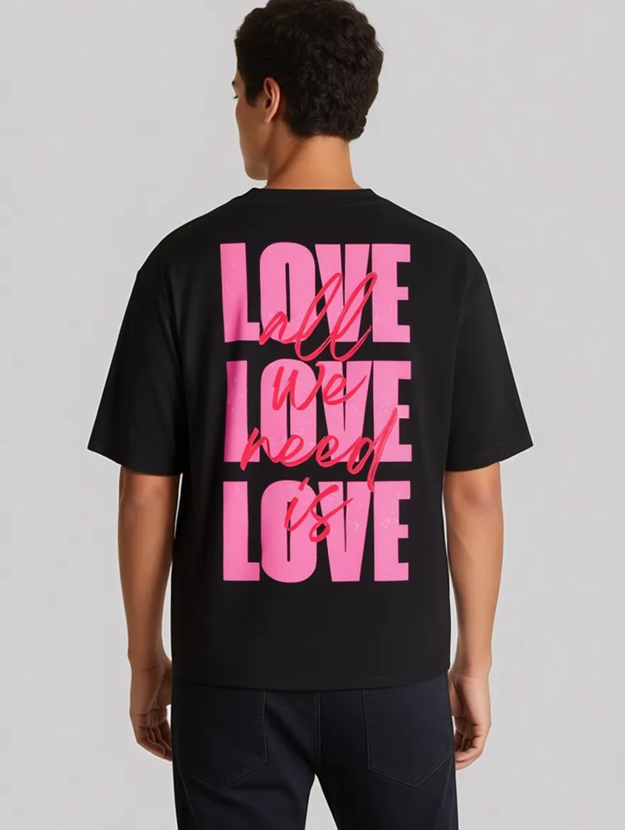 Love Loud Oversized tee