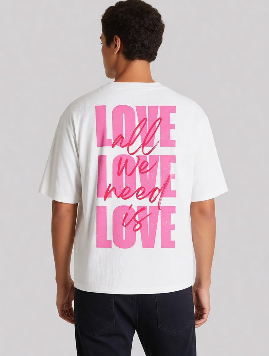 Love Loud Oversized tee