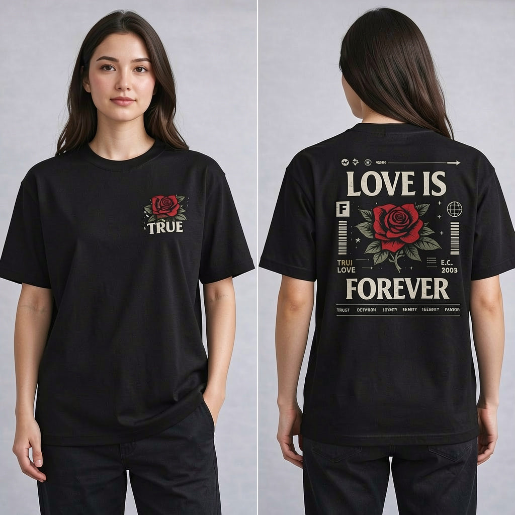 Love Is Forever – Rose Oversized Tee
