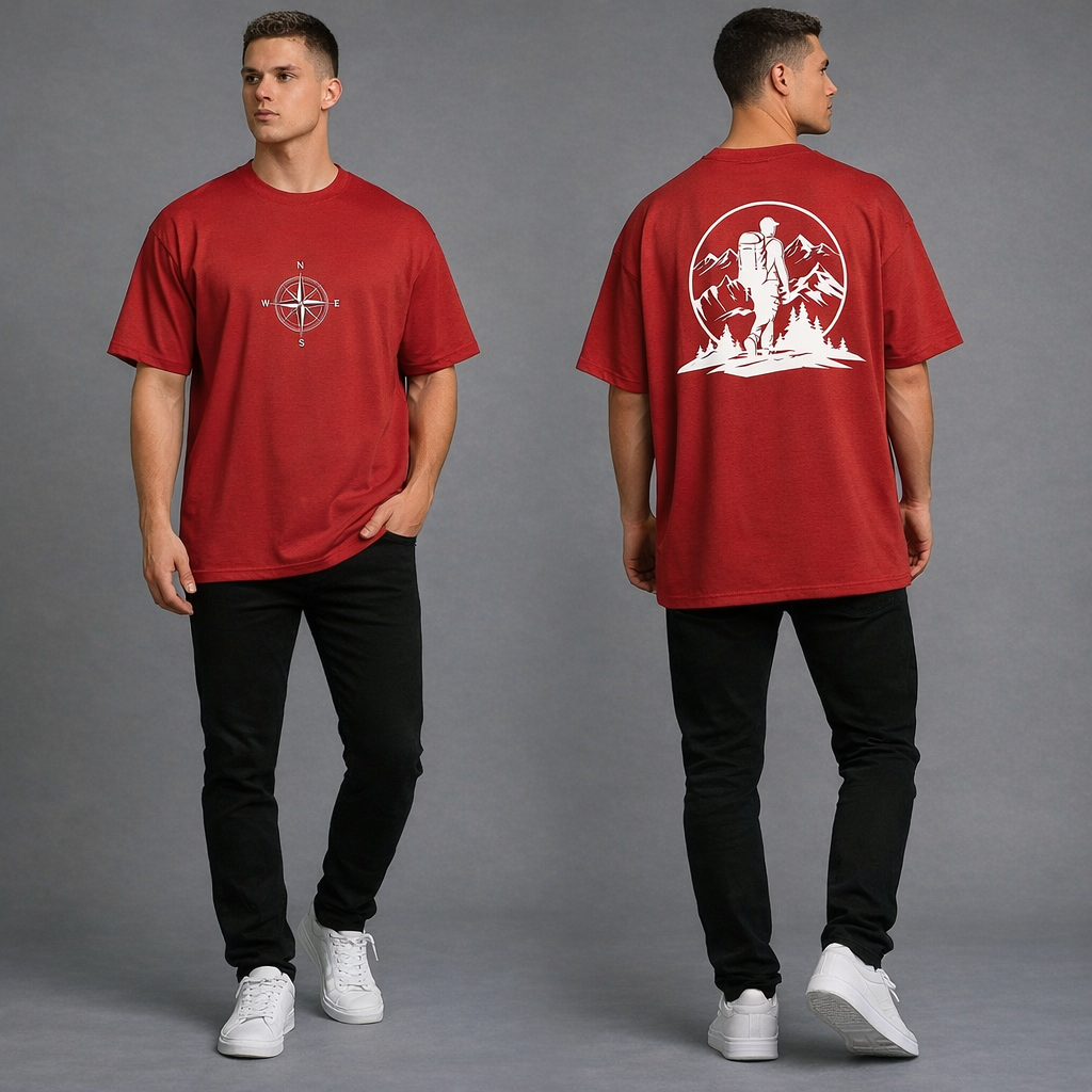 Born to Travel Oversized Tee