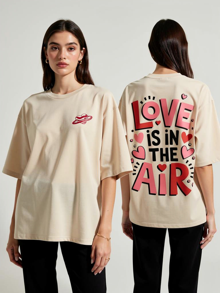 Love Is In The Air Oversized Tee