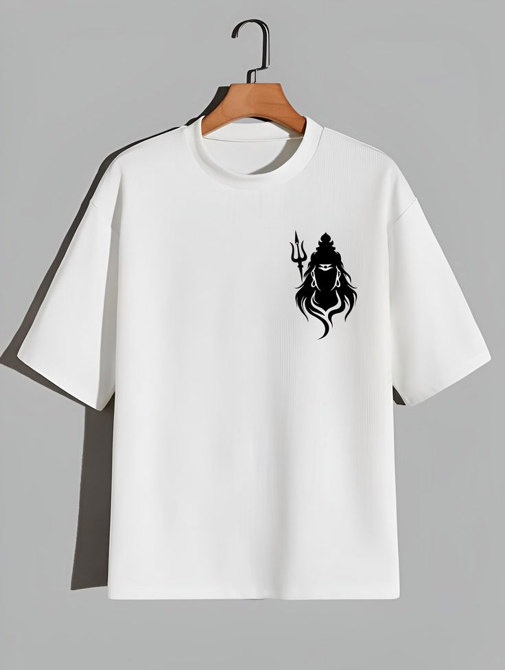 Divine Power Oversized Tee – Trishul Edition