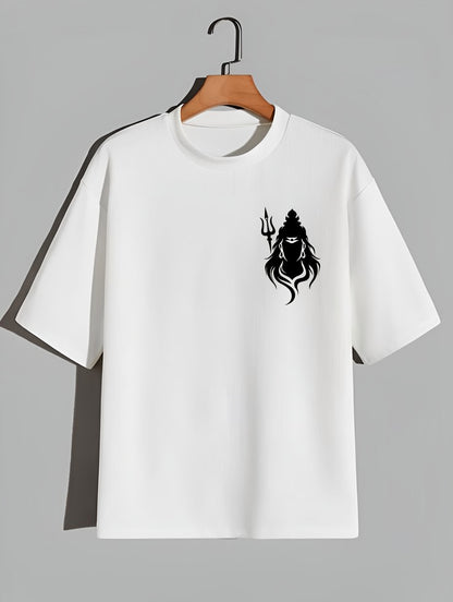 Divine Power Oversized Tee – Trishul Edition